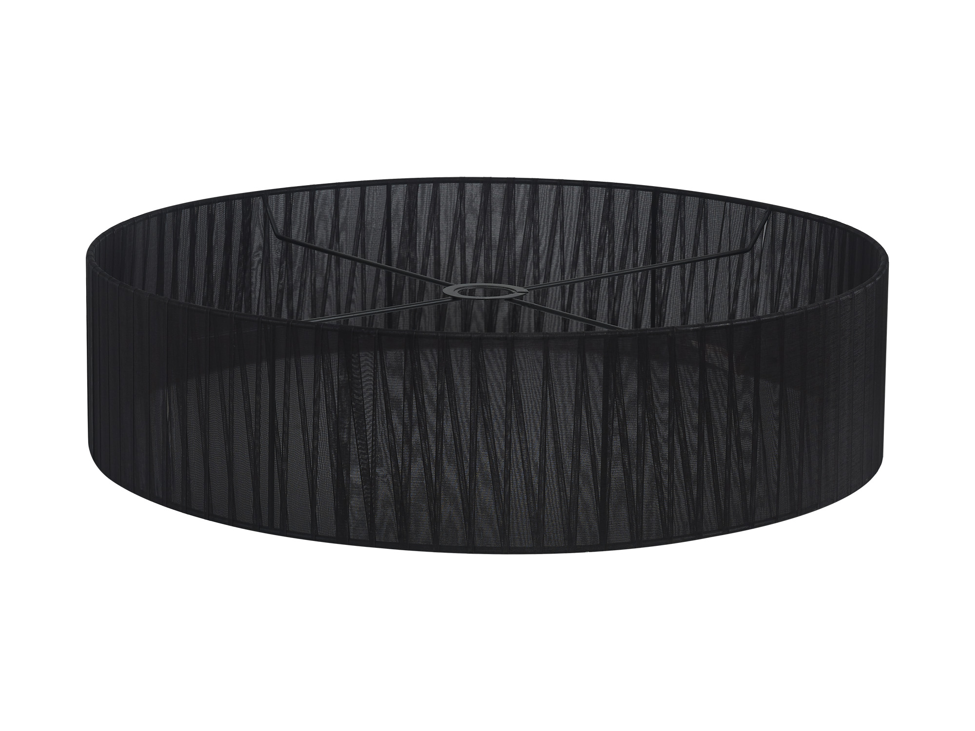 D0609  Serena 60cm Organza Fabric Shade Black